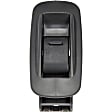 901-354 Rear, Driver or Passenger Side OE Solutions Series Window Switch Black 1 Button