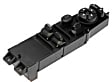 901-410 Front, Driver Side OE Solutions Series Window Switch Black 6 Buttons
