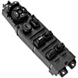 901-448 Front, Driver Side OE Solutions Series Window Switch Black 6 Buttons