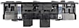 901-463 Front, Driver Side OE Solutions Series Window Switch Black