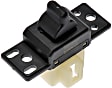 901-465 Front, Passenger Side OE Solutions Series Window Switch Black 1 Button