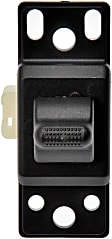 901-465 Front, Passenger Side OE Solutions Series Window Switch Black 1 Button