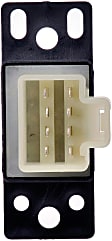 901-465 Front, Passenger Side OE Solutions Series Window Switch Black 1 Button