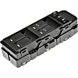 2010 Chrysler Sebring - Front, Driver Side Window Switch, Convertible, Black, 6 Buttons, OE Solutions Series