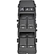 2010 Chrysler Sebring - Front, Driver Side Window Switch, Convertible, Black, 6 Buttons, OE Solutions Series