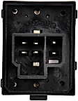901-478 Rear, Driver or Passenger Side OE Solutions Series Window Switch Black 1 Button