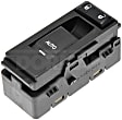 2007 Dodge Magnum - Front, Passenger Side Window Switch, With One Touch Up and Down, Black, OE Solutions Series