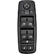 2013 Dodge Dart - Front, Driver Side Window Switch, Without One Touch Up and Down; Power Mirror, Black, 10 Buttons, OE Solutions Series