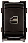 901-502 Front, Passenger Side or Rear, Driver or Passenger Side OE Solutions Series Window Switch Black