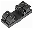 901-503 Front, Driver Side OE Solutions Series Window Switch Black 5 Buttons