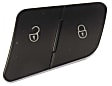 901-508 Front, Driver Side Door Lock Switch Black