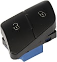 901-508 Front, Driver Side Door Lock Switch Black