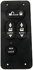 901-5104 Front, Driver Side HD Solutions Series Window Switch Black