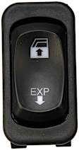901-5204 Front, Passenger Side Window Switch, Black