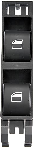 Front, Passenger Side OE Solutions Series Window Switch Black 2 Buttons