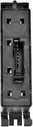 Front, Passenger Side OE Solutions Series Window Switch Black 2 Buttons