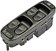 901-550 Front, Driver Side OE Solutions Series Window Switch Black 6 Buttons