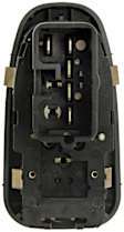 901-551 Rear, Driver or Passenger Side OE Solutions Series Window Switch Black 1 Button