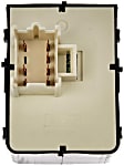 901-5602 Front, Driver Side Window Switch, Black and Gray, 2 Buttons, with Conventional Cab