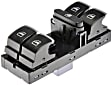 901-571 Front, Driver Side OE Solutions Series Window Switch Black