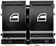 901-572 Front, Driver Side OE Solutions Series Window Switch Black