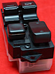 901-711 Front, Driver Side OE Solutions Series Window Switch Black