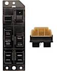 901-808 Front, Driver Side OE Solutions Series Window Switch Black