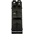 901-887 Front, Driver Side OE Solutions Series Window Switch Black 6-button