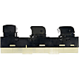 901-887 Front, Driver Side OE Solutions Series Window Switch Black 6-button
