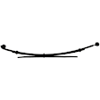 2003 Toyota Tacoma - Rear, Driver or Passenger Side Leaf Spring, 4WD