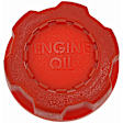 902-5504 HD Solutions Series Oil Filler Cap - Red, Plastic, Direct Fit, Sold individually