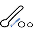 904-490 OE Solutions Series Fuel Pressure Regulator Rebuild Kit - Direct Fit