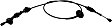 905-602 OE Solutions Series Shift Cable - Direct Fit, Sold individually