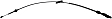 905-656 OE Solutions Series Shift Cable - Direct Fit, Sold individually