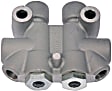 905-907 OE Solutions Series Brake Proportioning Valve - Gray and silver/zinc-plated, Aluminum and Steel, Direct Fit, Sold Individually