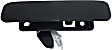 90592 Rear, Passenger Side Textured Black Exterior Door Handle, With Key Hole, Help Series