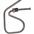 905-931 Front, At Master Cylinder OE Solutions Series Brake Line, Stainless Steel