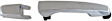 90615 Front, Passenger Side, or Rear Driver or Passenger Side Chrome Exterior Door Handle, Without Key Hole, Help Series