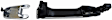 90615 Front, Passenger Side, or Rear Driver or Passenger Side Chrome Exterior Door Handle, Without Key Hole, Help Series