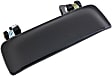 90692 Front, Driver or Passenger Side Textured Black Exterior Door Handle, Without Key Hole, Help Series