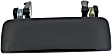 90692 Front, Driver or Passenger Side Textured Black Exterior Door Handle, Without Key Hole, Help Series