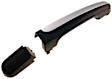 90780 Front, Passenger Side, or Rear Driver or Passenger Side Black Exterior Door Handle, Without Key Hole, Help Series