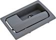 90869 Front Or Rear, Driver Side Gray Interior Door Handle, Without Door Lock Button, Help Series
