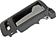 90896 Front, Passenger Side Silver lever Interior Door Handle, Help Series
