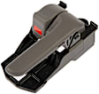 91003 Front Or Rear, Passenger Side Textured Gray Interior Door Handle, With Door Lock Button, Help Series