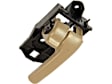 91005 Front Or Rear, Passenger Side Tan Interior Door Handle, With Door Lock Button, Help Series