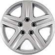 910-101 AutoGrade Series Hub Cap - Gray, Plastic, Direct Fit, Sold Individually
