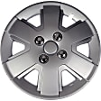 2008 Ford Focus - AutoGrade Series Hub Cap - Gray, Plastic, Direct Fit, Sold Individually