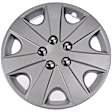 910-114 AutoGrade Series Hub Cap - Gray, Plastic, Direct Fit, Sold Individually