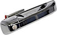 91011 Front, Passenger Side Chrome Exterior Door Handle, With Key Hole, Help Series